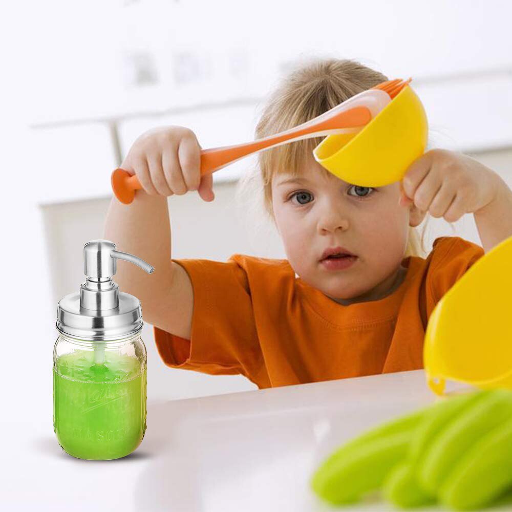 Dispensador de jabón líquido, frasco de cristal de 480ml, limpiador Facial, botella organizadora de champú, Gel de ducha y loción, botellas de almacenamiento