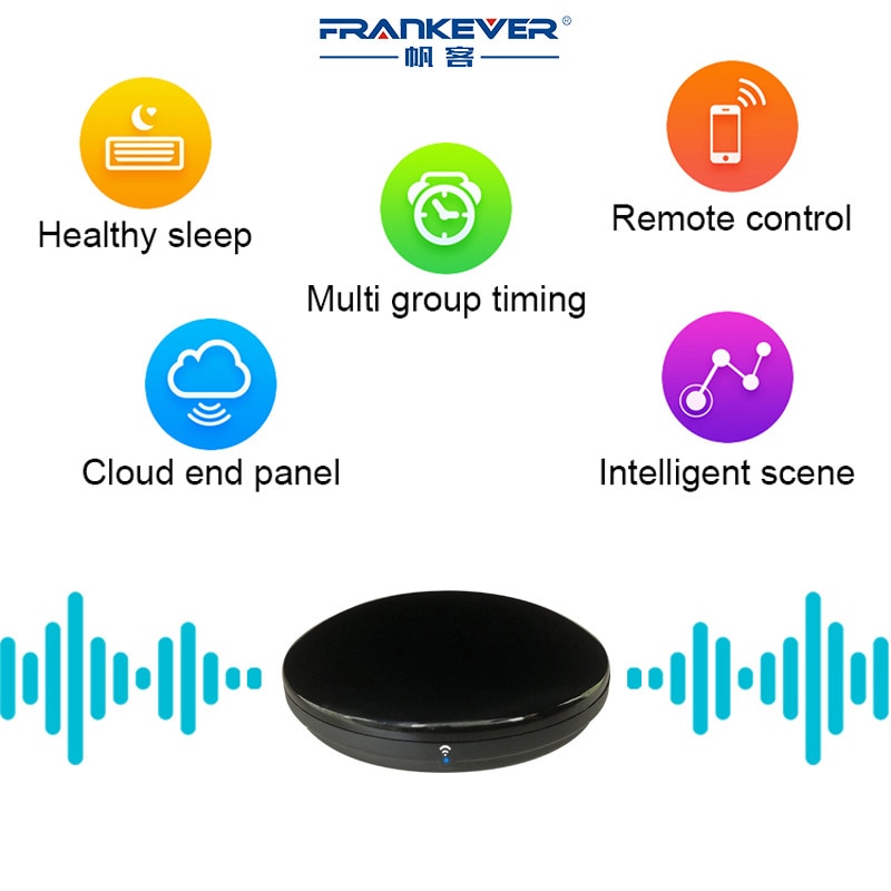 FrankEver Smart IR Remote Control WiFi IR Blaster Controller Universal Repeater Hub Work with Alexa Tuya APP Smart Household