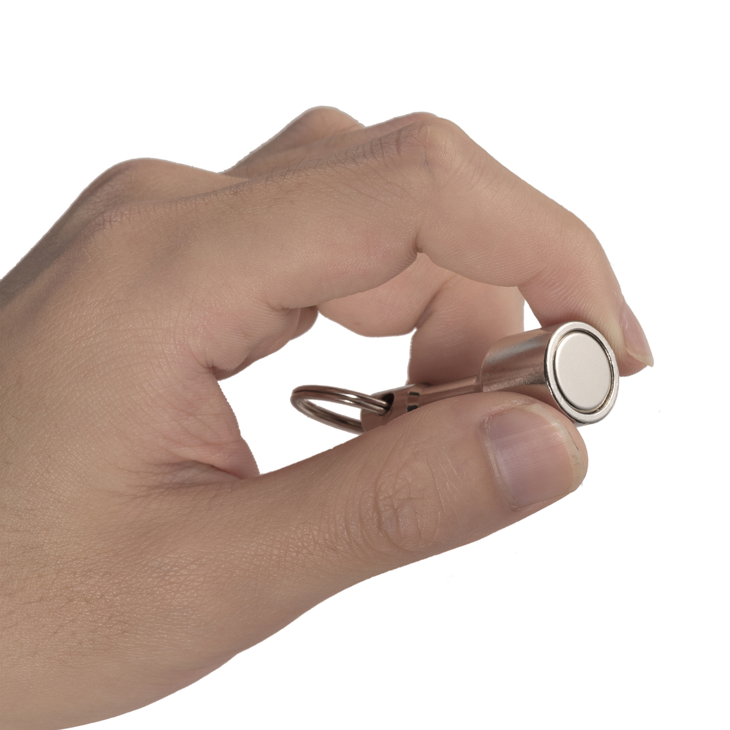 Neodymium Pocket Keychain Magnets with Strong Magnetic Rare Earth Clasps for Hanging Keys Holder
