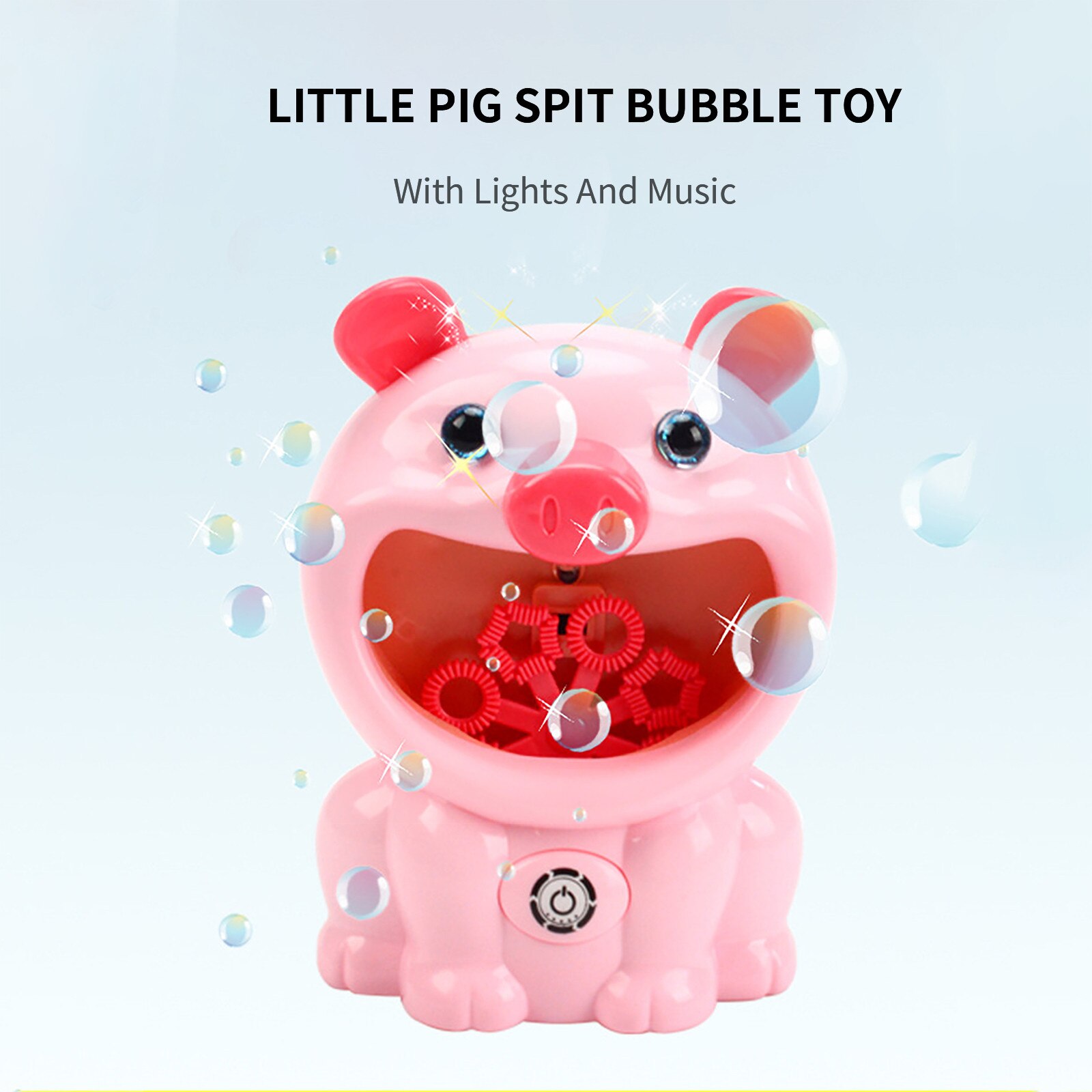 Elektrische Bubble Machine Varken Bubble Blower Bubble Speelgoed Met Bubble Oplossing (50Ml) амонг Ас Игрушка Сексигрушки Секс Игрушки