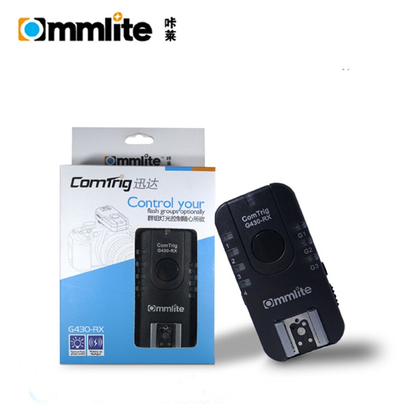 Camera Flash Accessories ComTrig G430 Multi-functional Grouping Flash Trigger Receiver for Canon Olympus Cameras