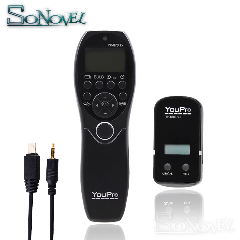 2.4G Wireless Timer Remote Control Shutter Release for Sony A7 A9 A7R A7S A7SII A7RII A7M3 A58 A6500 A6300 A6000 A5100 RM-VPR1