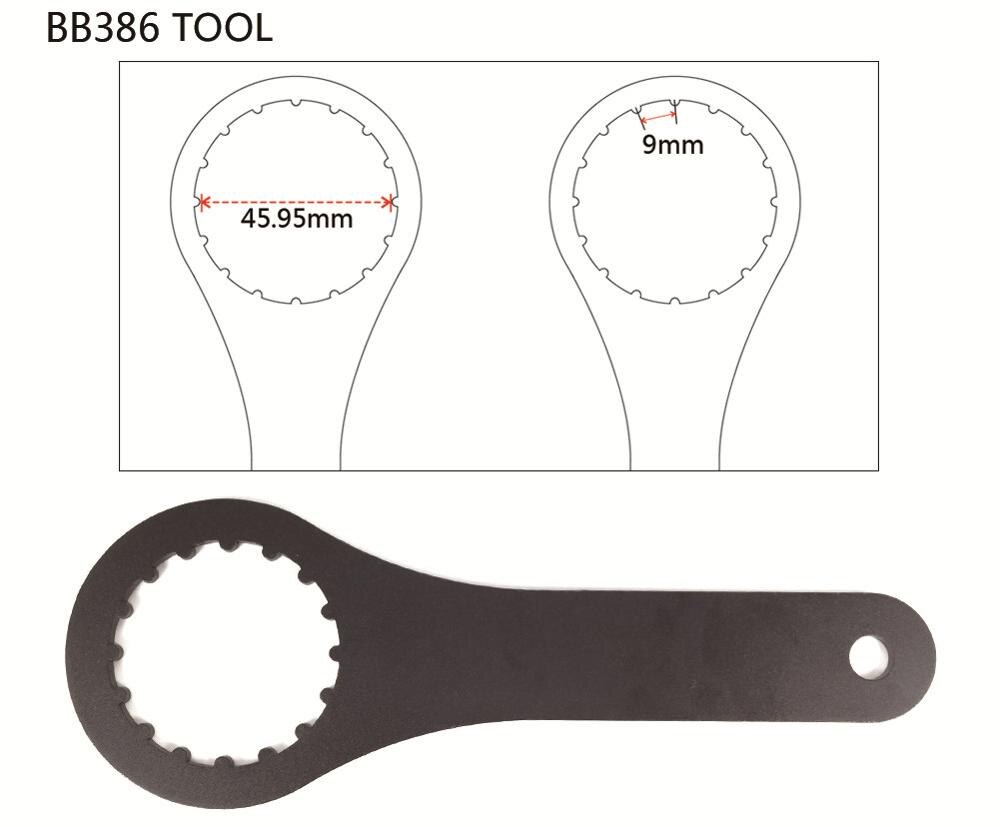 Spcycle BB386 EVO PF30 30 30, prensa de bicicleta compatible con eje de pedalier para bicicleta de montaña, de carretera, para Sram/Rotor/FSA 30mm, juego de platos y bielas: BB386 Special Tool