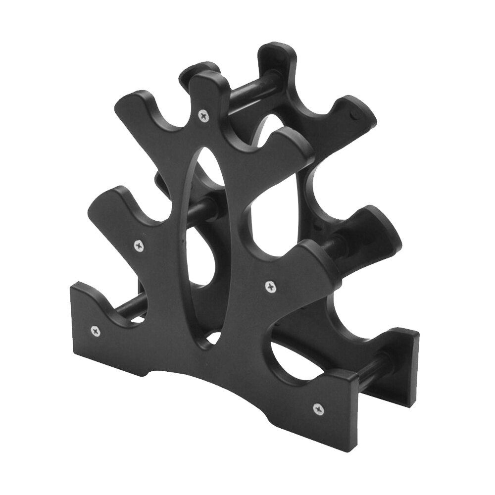 3-Tier Weight Lifting Rack Stands Dumbbell Weightlifting Holder Dumbbell Floor Bracket Home Exercise Accessories