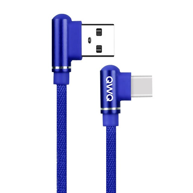 3a cabo usb tipo c de carregamento rápido, cabo de jogo USB-C para xiaomi redmi note 7 samsung s8 s9 note 9 8 cabo de dados de carregamento: Blue / 0.25 m