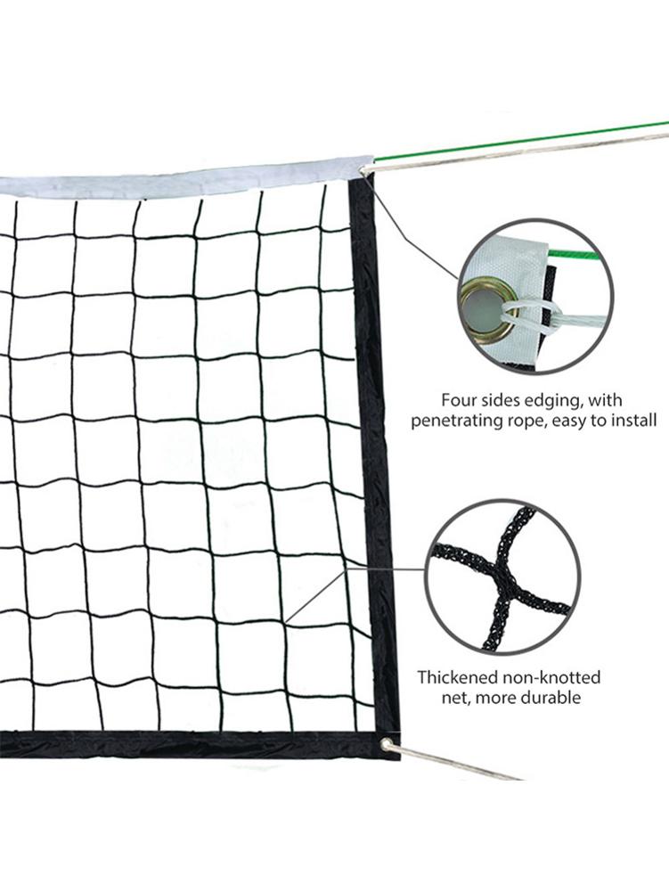 Sport Training Standard Badminton Net Outdoor Tennis Net Mesh Volleyball Net Exercise 3 Sizes Sun Protection Net