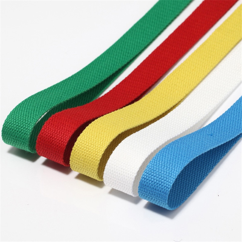 6M * 2.5 Cm Gekleurde Katoenen Dikke Vlakte Canvas Gordel Backpack Strap Bagage Accessoires Tas Maken Naaien Diy huisdier Aangelijnd