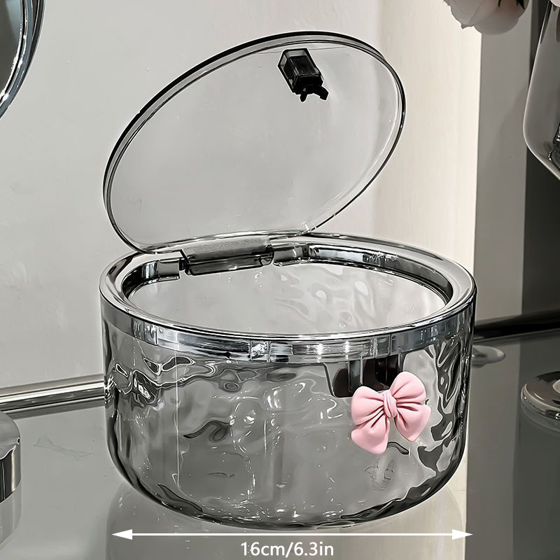 Hair Accessories Organizer Storage Box Clear Hair Tie Organizer For Headband Jewelry Container Desktop Storage Box