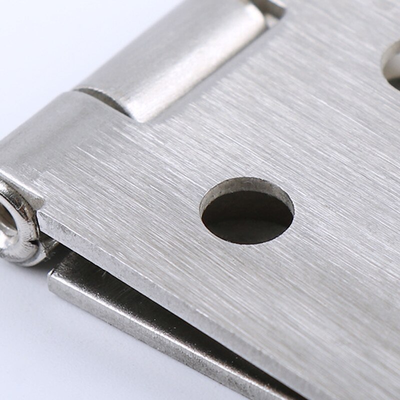 2PCS Table Flap Hinge Stainless Steel Hidden Furniture Folding Screws Supporting 80*30mm Thicken Hinges Cabinet Concealed