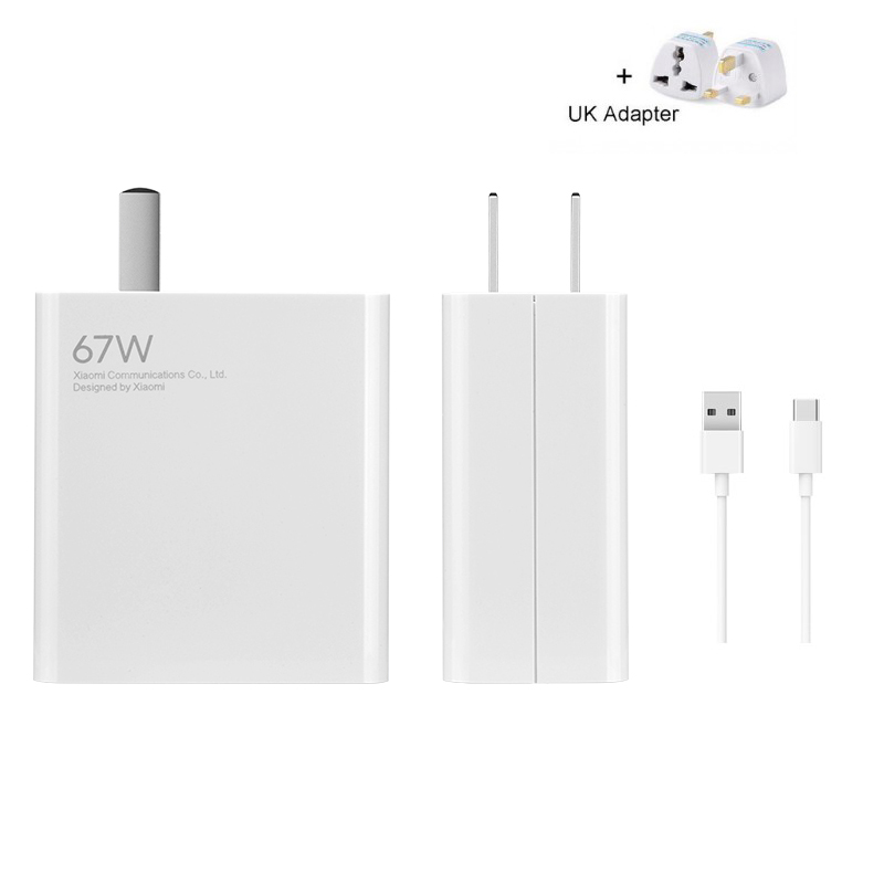 Original xiaomi mi 67w conjunto de carregador rápido para 11 pro telefone &amp; xiaomi 11 ultra 36 minutos totalmente carregada para portátil ar 13.3 notebook: add UK adapter