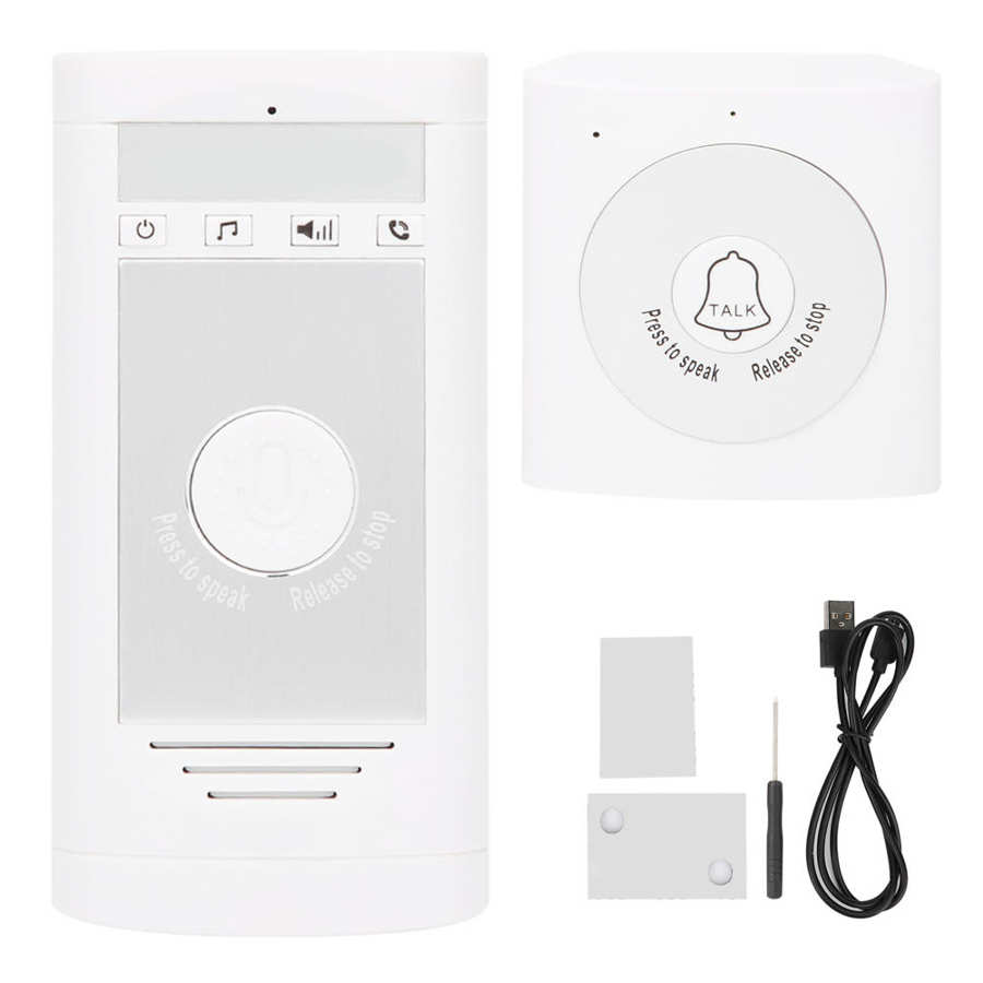 Sonoff-intercomunicador inalámbrico para el hogar sistema de seguridad inalámbrico de 2 vías, bajo consumo, con interruptores de luz: Blanco