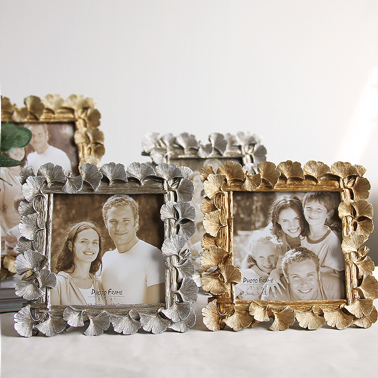 Ginkgo Leaf Resin Picture Frame, Graduation Photo Frame