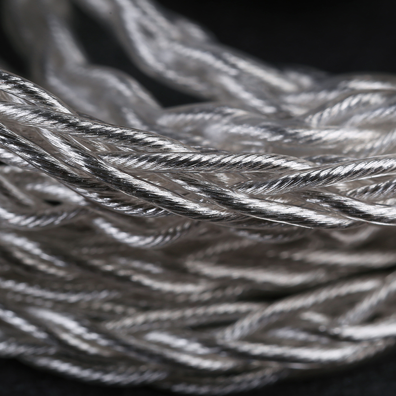 Cable OPENHEART de 8 núcleos para Sennheiser IE200/IE300/IE600/IE900 AKG N5005/N30 MMCX 3,5 4,4mm Cable equilibrado 1,2/1,6 m Chapado en plata
