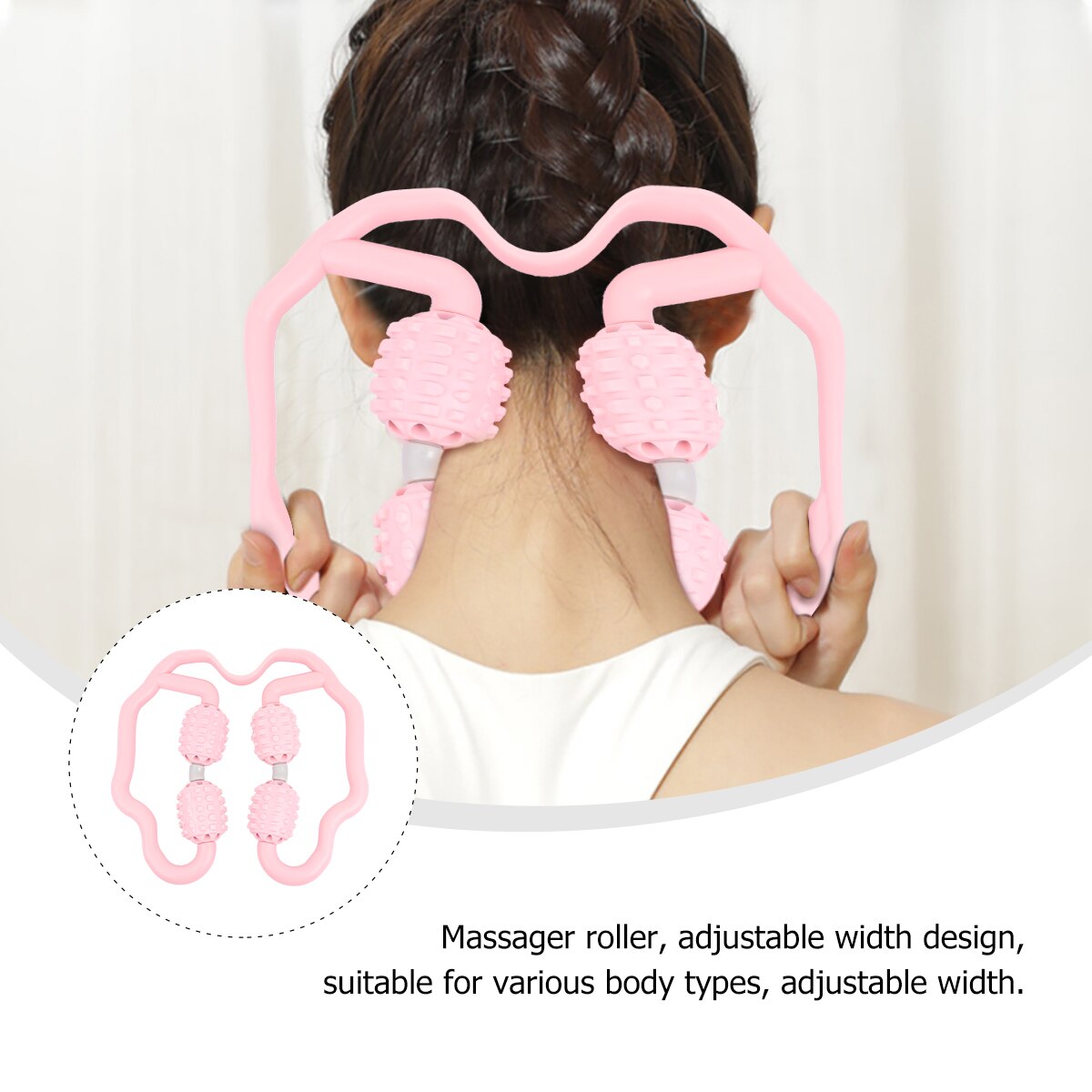 1pc Fitness Massager Roller Muscle Relaxer Leg Lean Roller Relaer Equipment