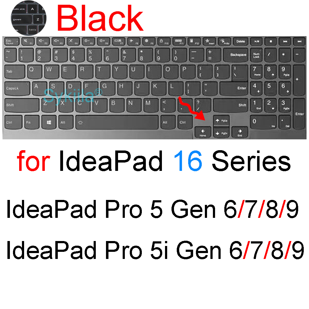 Tastaturabdeckung für Lenovo IdeaPad 3 schlank 3i Profi 5 biegen 5i 1 1i Gen 9 8 7 6 14 15 15,6 16 17 Silikon-Schutzhülle: Grün
