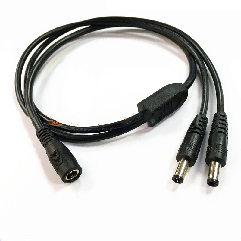 5A pure copper DC5.5*2.5mm 1 to 2 power cable 1for 2 adapter power cable