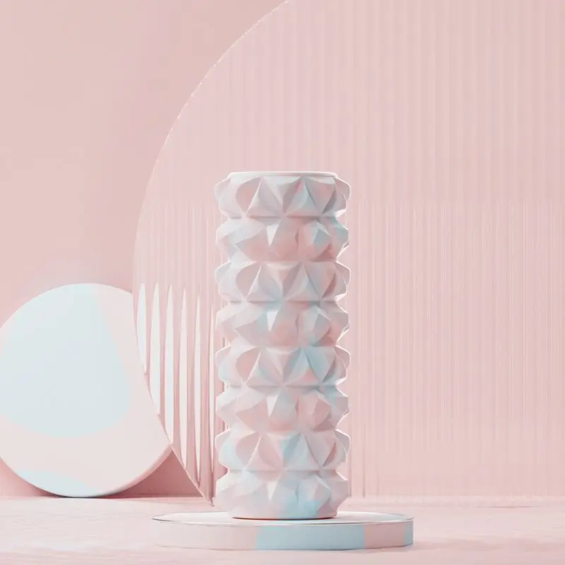 Eva 30cm 45cm skumrulle muskelmassage gym yoga myofascial release roll søjle til sport skaft fitness lændehvirvel ryg: Guld