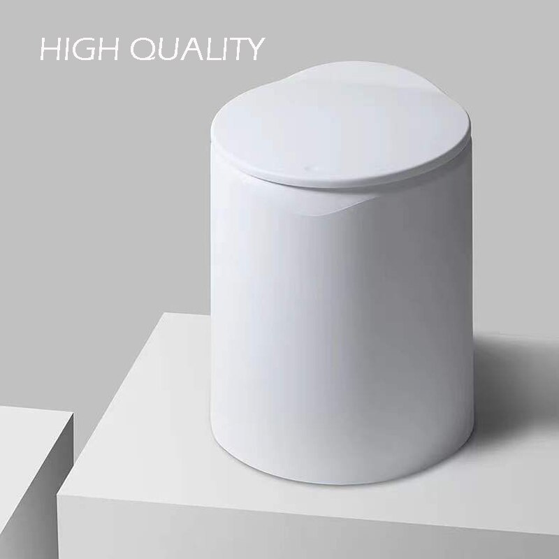 1Pcs 8L/12L Ronde Grote Capaciteit Indoor Prullenbak Emmer Vuilnis Vuilnisbak Opslag Organisatie In De Keuken Wc voor Badkamer