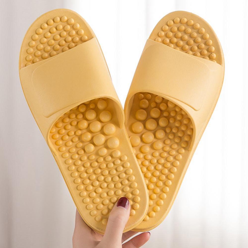 unisexe pantoufles chaussures de Massage intérieur maison doux antidérapant maison pantoufles tenue de femme résistant Massage confortable pantoufles