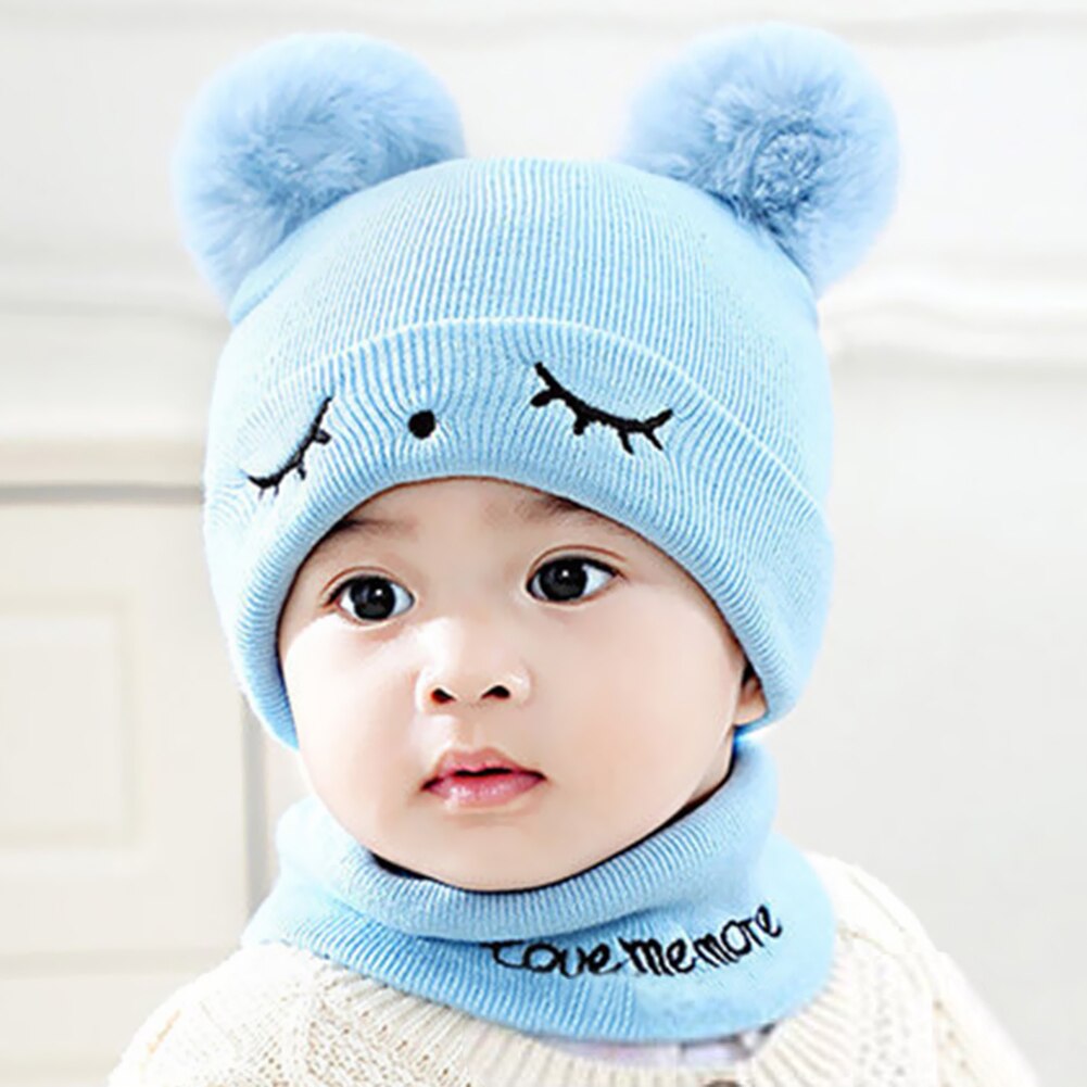 Cartoon Fleece Knitted Cute Beanies Cap Soft Cold Resistance Leisure Lovely Thicken Knitted Hat Baby Winter Accessories: F