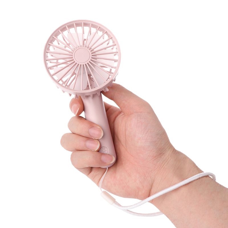 Foldable Hand Fans Battery Operated Rechargeable Handheld Mini Fan Electric Personal Fans Hand Bar Desktop Fan