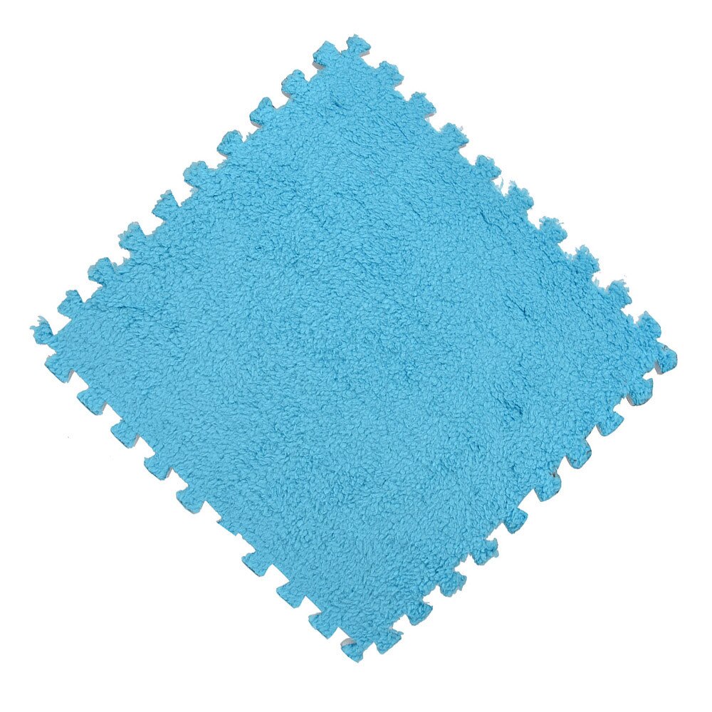 Tapis Puzzle en mousse pour enfants 25x25cm, en velours épais EVA, 7 couleurs pour sol bébé, pour salon,