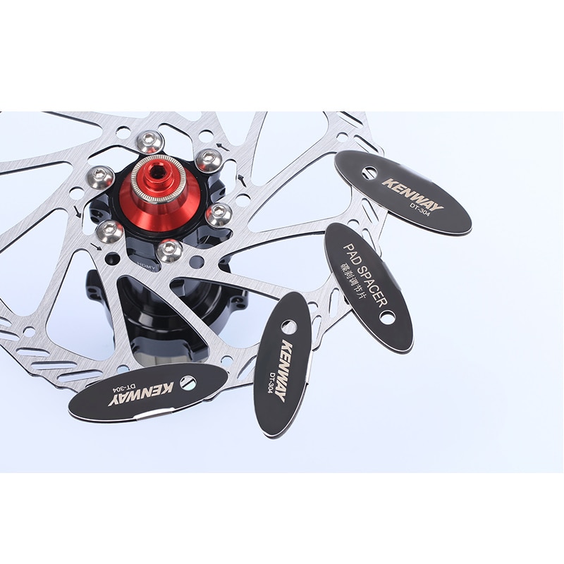 MTB Rabatt Bremsbeläge Anpassung Werkzeug Fahrrad Pads Montage Assistent Bremsbeläge Rotor Ausrichtung Werkzeuge Abstandshalter Fahrrad Reparatur Bausatz