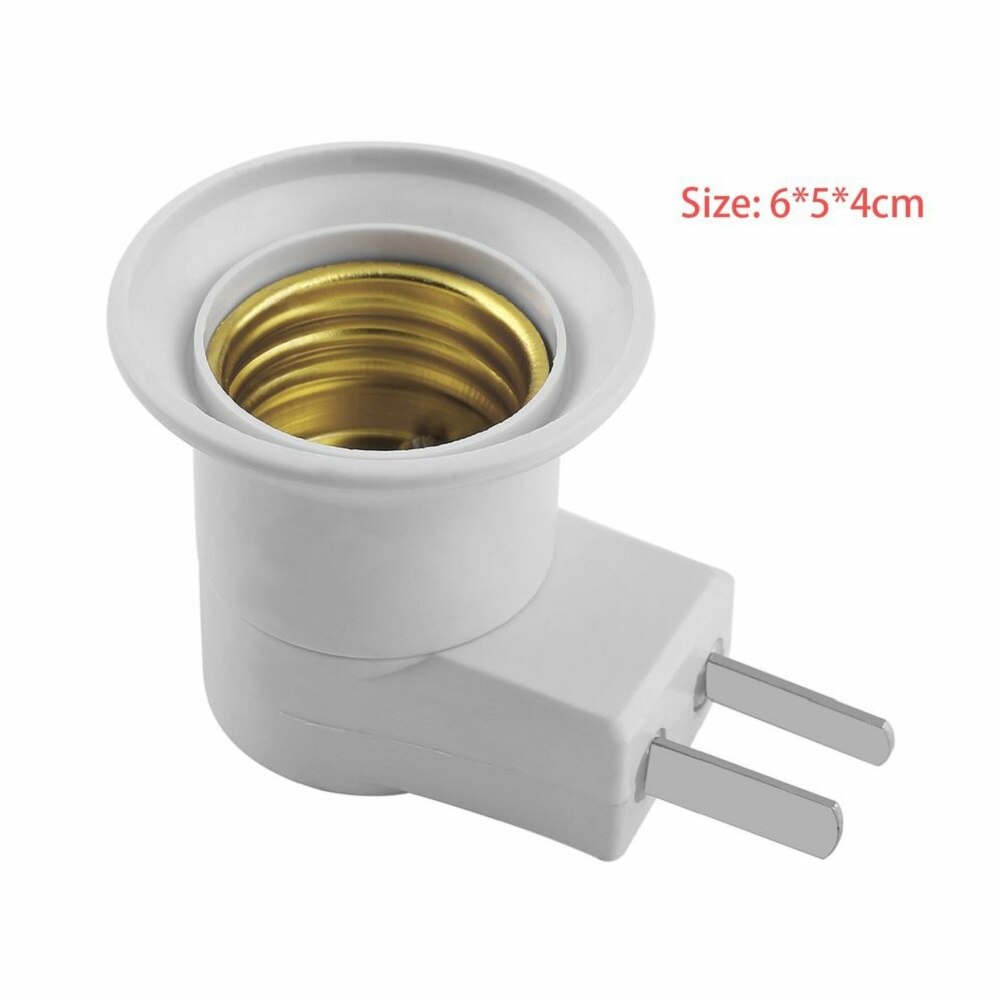 EU plug/US plug Movable with switch wall lamp holder E27 screw night light tilting socket 220V E27 bulb base Switch lamp holder