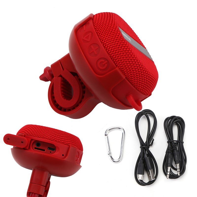 Smart LED digital display wireless cycling bicycle Bluetooth speaker outdoor portable waterproof subwoofer Mountain Bike Parts