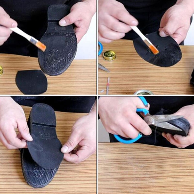 Gummisko ydersål reparationsmærker til mænd kvinder sko anti-slip bærbare puder udskiftelige såler sål ark klistermærker pude