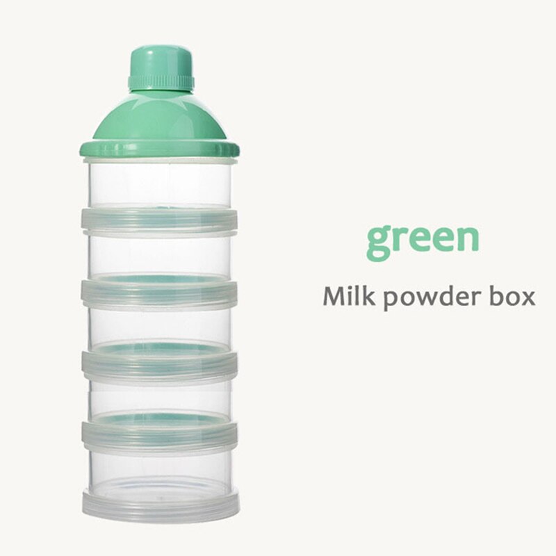 4/5 Grid Portable Milk Powder Formula Dispenser Container Storage Essential Cereal Boxes Toddle Baby Milk Powder Storage Box