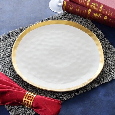 Ceramic Dinner Plate Gourmet Dish Flat Plate Set Characteristics Phnom Penh: 10inch