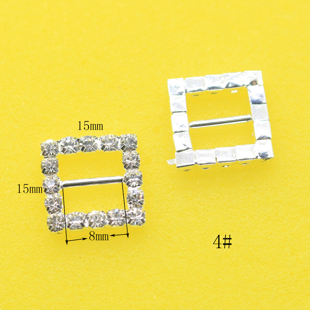 10Pcs/Set Variety Rhinestone Buckles Invitation Ca... – Grandado