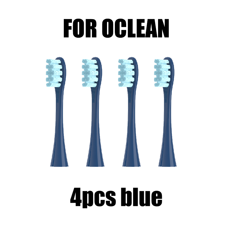 Testine per spazzolini elettrici Oclean da 4/6 pezzi, confezionate sottovuoto universali: Rosso