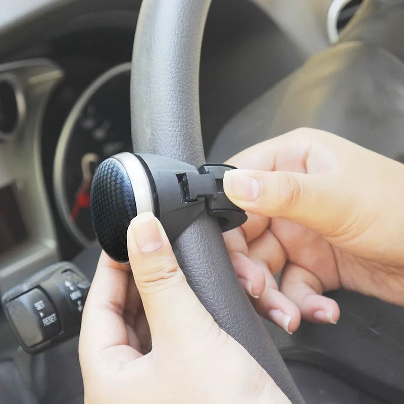 Manopola di rotazione del ripetitore del volante dell'auto maniglia di alimentazione del cuscinetto di rotazione di 360 gradi sterzo ausiliario sferico di controllo della mano