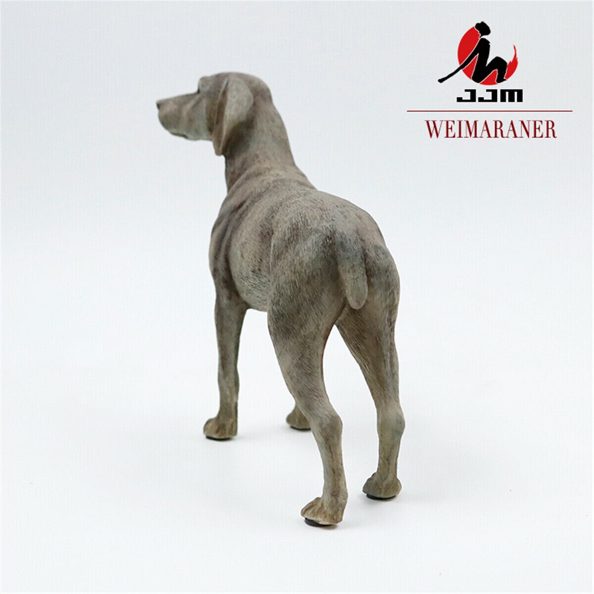 Jjm tysk weimaraner hund modell kjæledyr dyr figur leketøy samler dekorasjon pvc modell pedagogisk til låve voksne låve