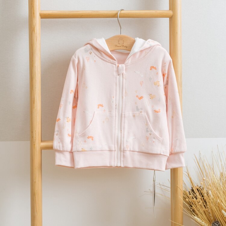 Baby Mädchen Kaninchen Ohr Hoodie Mantel Winter SpringBaby Mädchen Prinzessin Mantel Jacke lässig Oberbekleidung für mädchen Kleinkinder clothingToddler: hell Rosa / 12-18 Monate