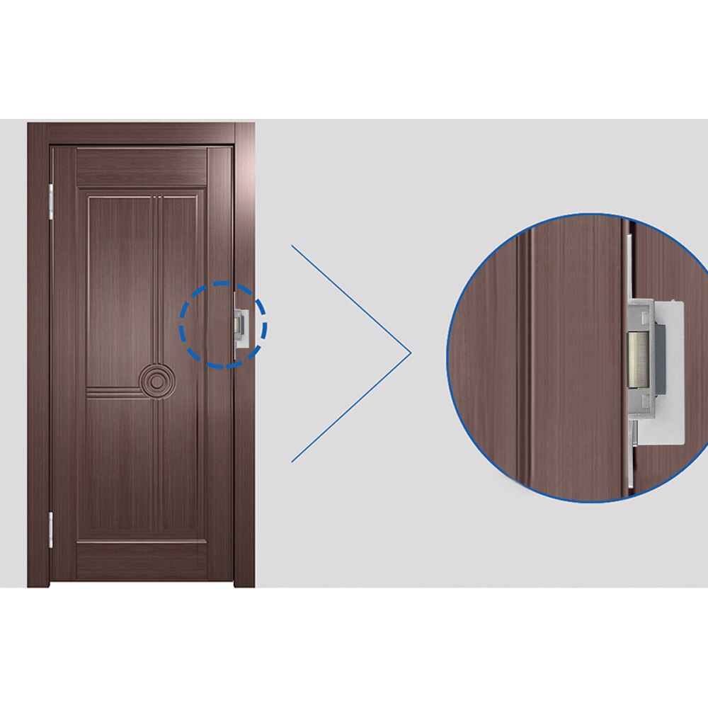 OBO – serrure à gâche électrique 12v dc, système de contrôle d&#39;accès de porte RFID, serrure électronique étroite anti-défaillance, NO NC