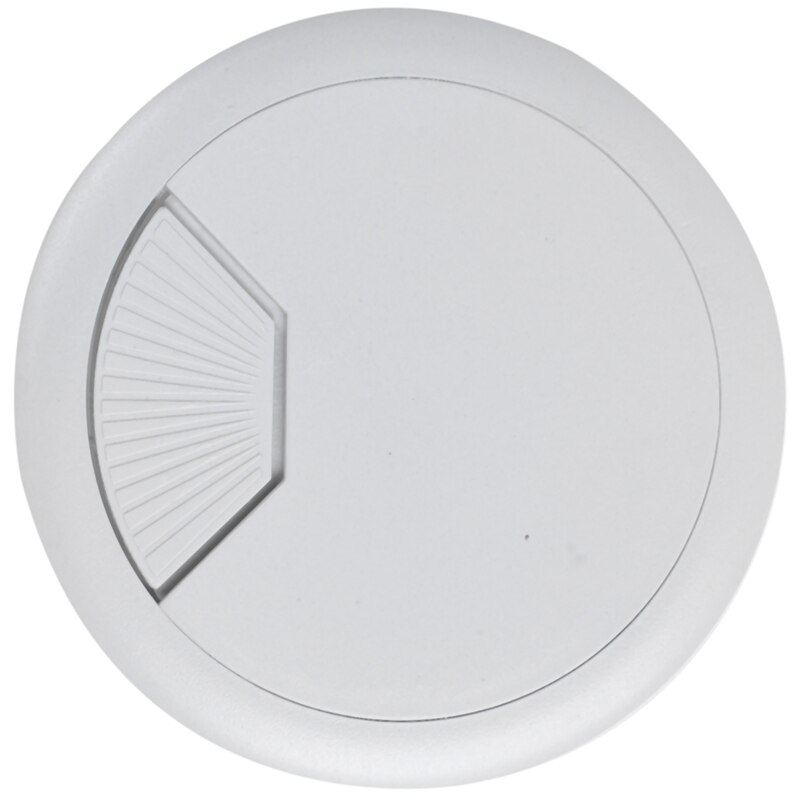 Retail 80mm Plastic Desktop Rable Cable Cover Grommet Organizer