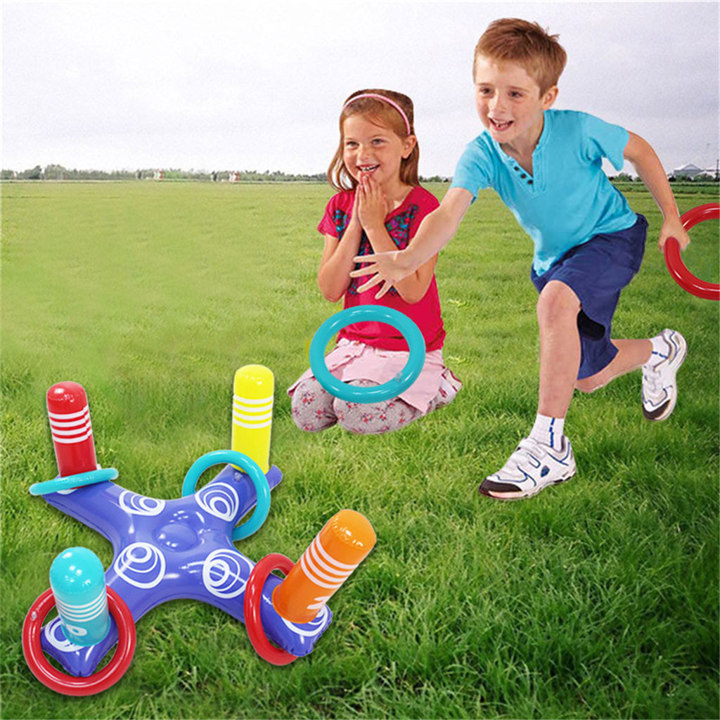 Kinderen En Volwassenen Opblaasbare Cross Ring Toss Spel Zwembad Leuk Speelgoed Water Beach Party Props Speelbal Air #28