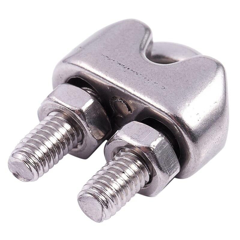 4Pcs Stainless Steel Cable Clip Saddle Clamp &amp; 20Pcs Stainless Steel 2-Hole Rigid Pipe Straps Clamp for 12mm Dia Tube