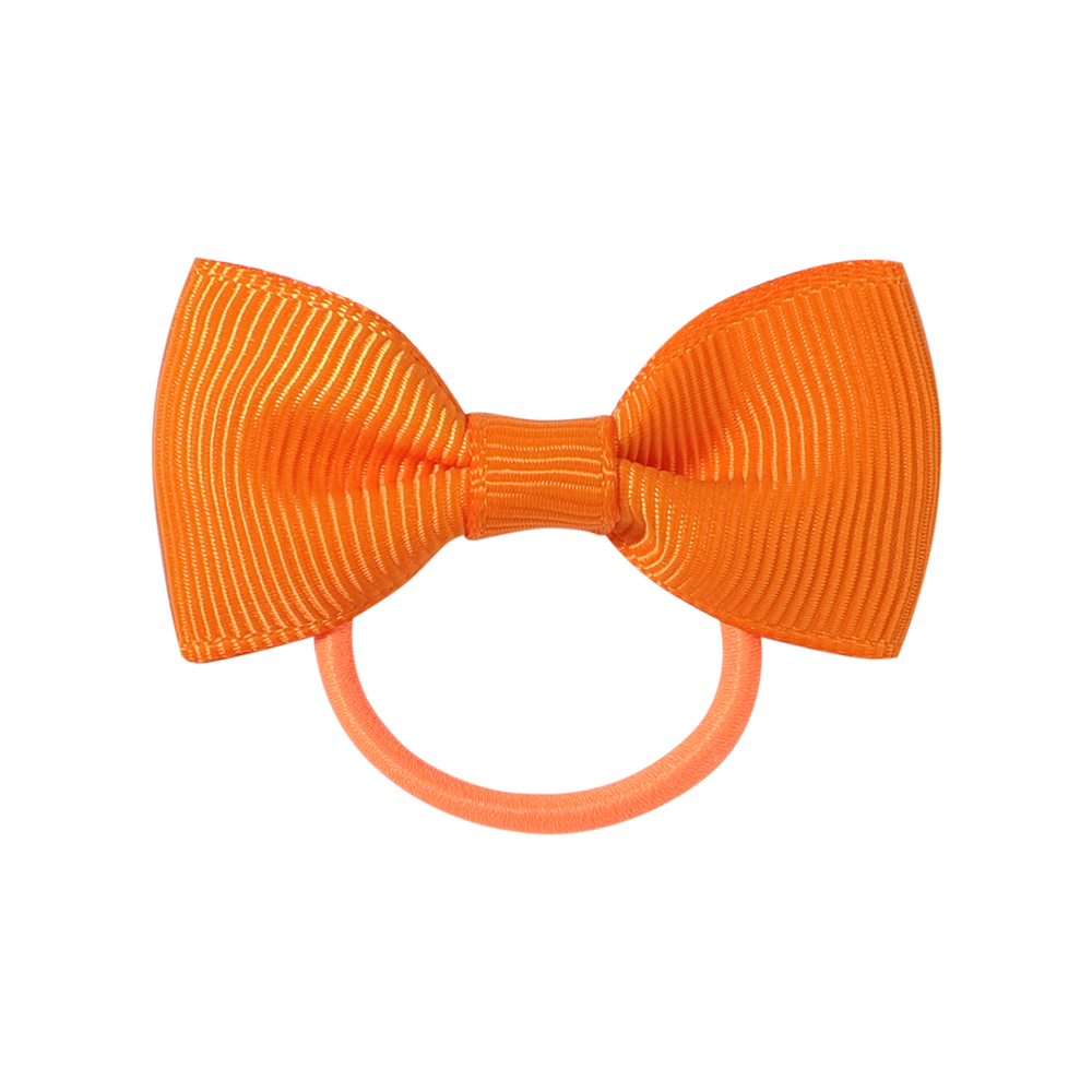 20 unids/lote Mini lazos para el cabello de Color sólido, banda elástica para el cabello para niñas, diadema, cinta de grogrén, accesorios para el cabello para niños