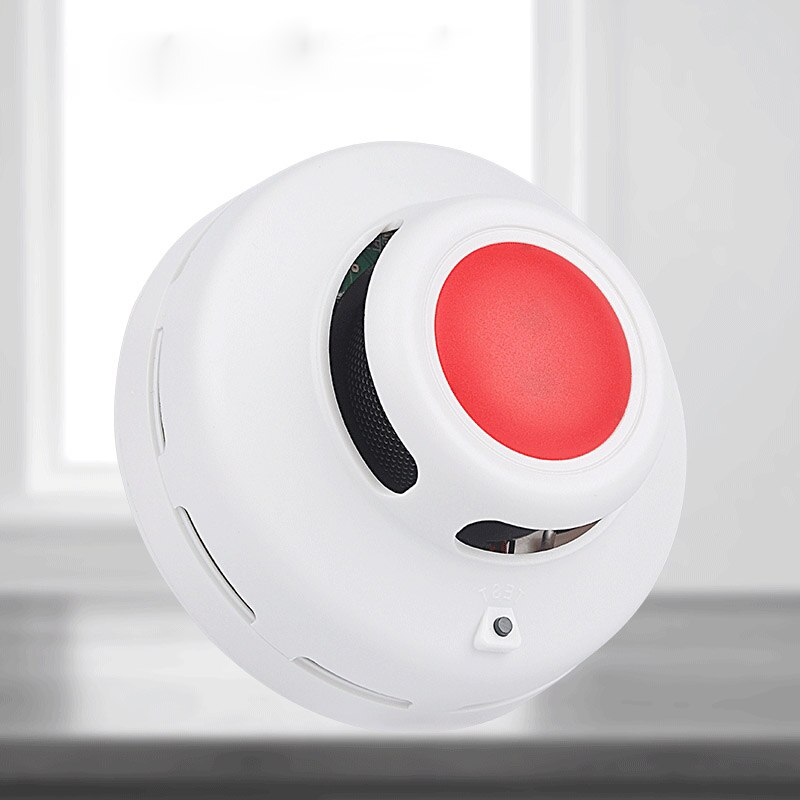 Indoor Home Safety Garden High Sensitive Standalone Photoelectric Smoke Detector Fire Alarm Sensor For Security MCU Technology