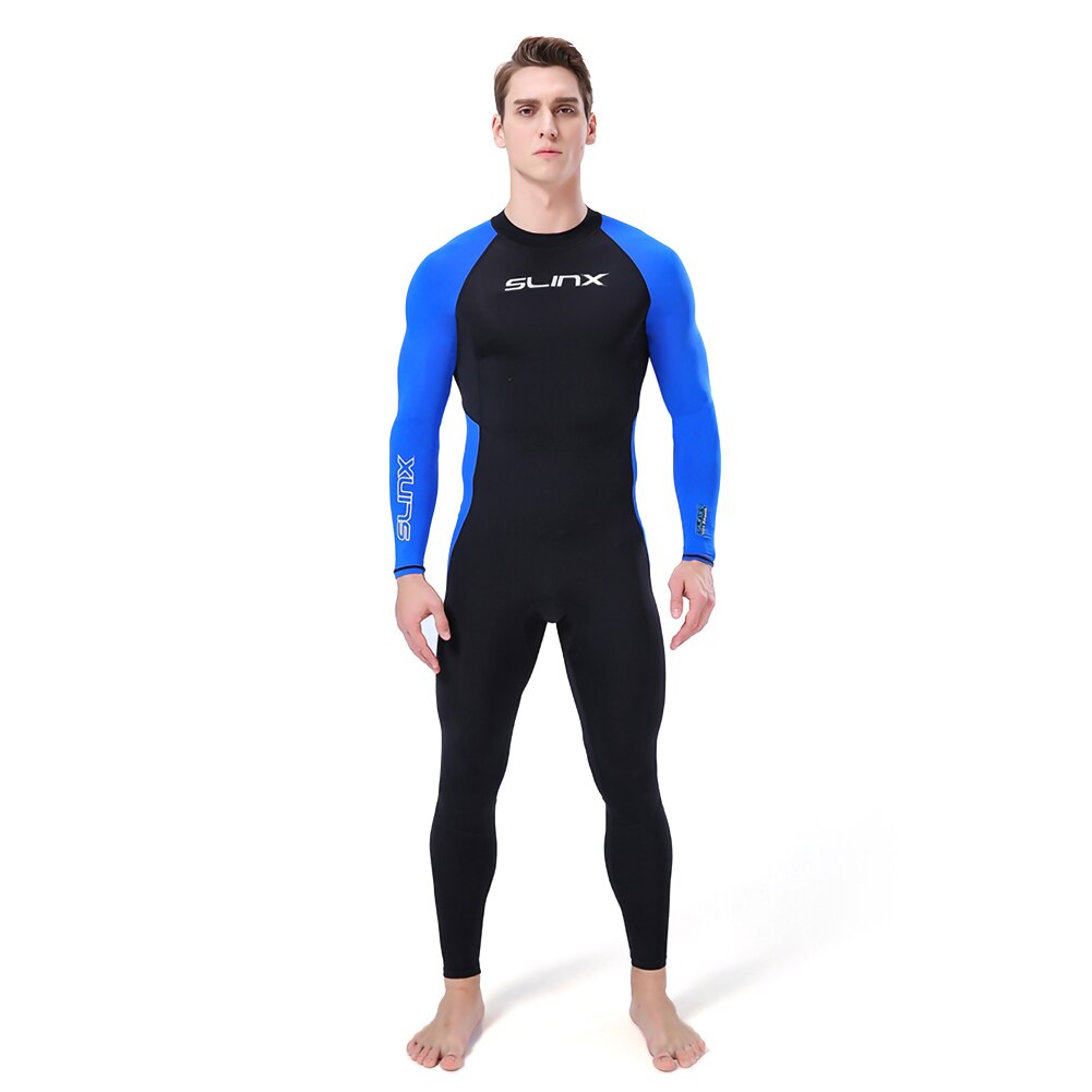 One Piece Wetsuit Surfing Swimming Long Sleeve Nylon Wetsuit Sportswear For Scuba Diving Thin Quick-drying For Men