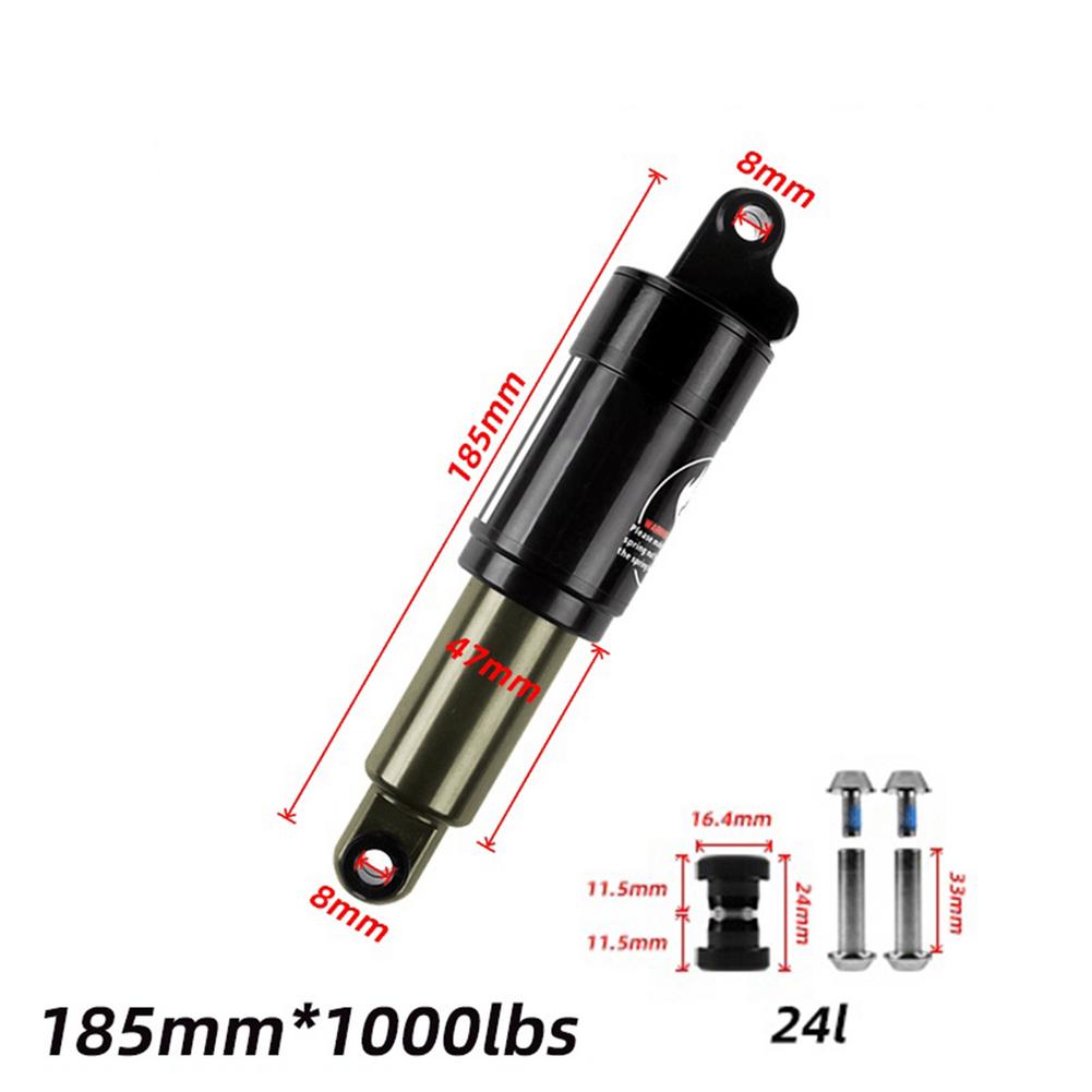 125/150/165/185mm Bicycle Hydraulic Spring Shock Absorbering Electric Vehicle Snowmobile Bike Cycling Parts