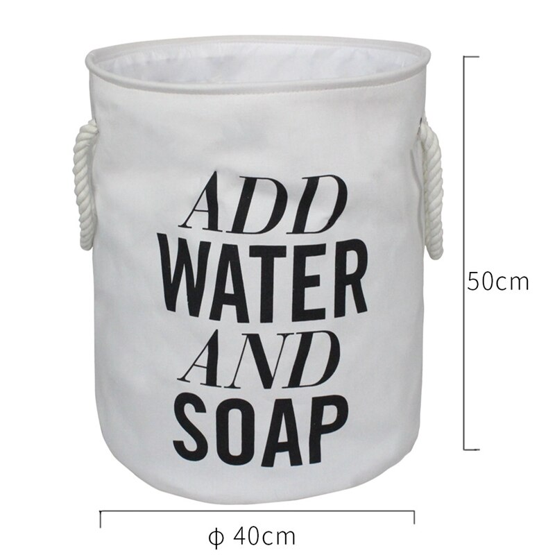 Grote opvouwbare wasmand, ronde opbergtas, grote wasmand, opvouwbare kledinghouder, speelgoedhouder, emmerorganizer