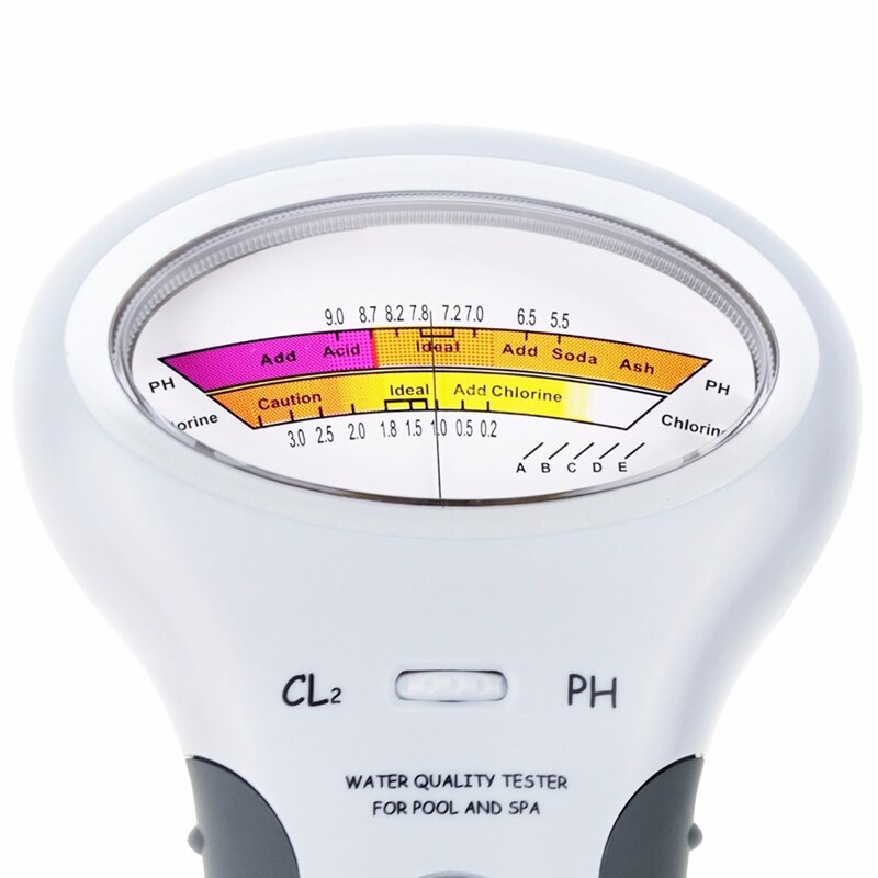 Ph & chlor  cl2 niveau meter tester test monitor swimmingpool spa vand monitor analyse