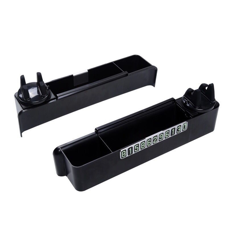 Screen Storage Box Temporary Parking Card Car Storage Box Universal Car Organizer Storage Box Charge for Tesla MODEL 3/Y