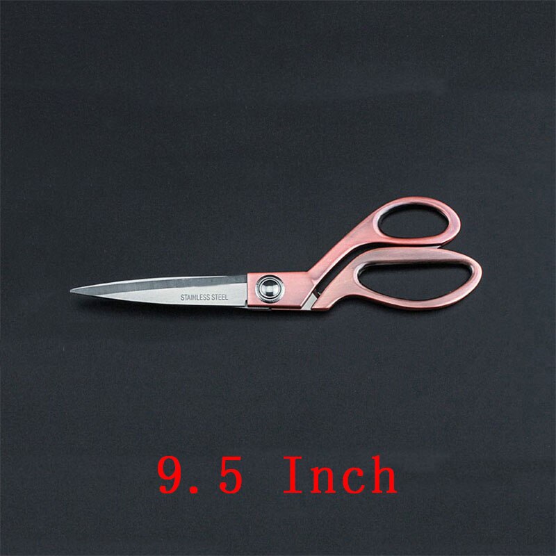 Pulaqi Gold Scissors Sewing Cut Craft Fabric Dressmaking Scissor Upholstery Tool Textile Leather denim Cutter Tailor Shear: 3P-JD008M