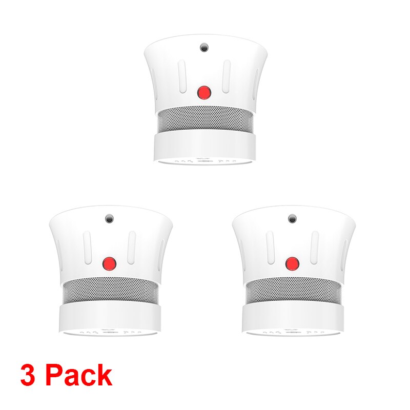 CPVan FSD001 Mini Rauchmelder CE EN14604 Rauch Alarm 5 Jahre Batterie Unabhängige Photoelektrische Rauch Sensor für Home Security: 3x smoke detector